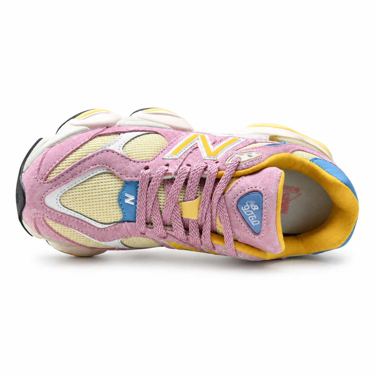 New Balance 9060 "Muted Pink Yellow Blue" Sneakers | Sculptural Chunky Shoes | Colorful Retro Lifestyle | Unisex