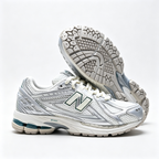 New Balance 1906R White Silver Green Sneakers – Unisex Mesh Retro Running Shoes with N-ERGY Cushioning