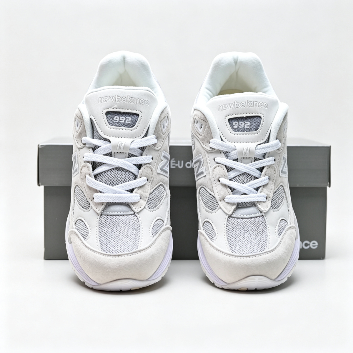 New Balance 992 'White Lilac' | Premium Suede & Mesh + ABZORB Cushioning + Made in USA, Unisex Lifestyle Sneakers, Retro Runner & Pastel Dad Shoes for Women & Men