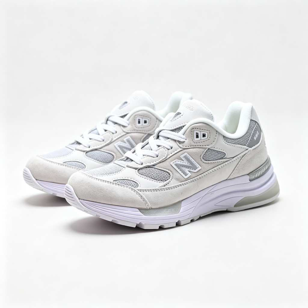 New Balance 992 'White Lilac' | Premium Suede & Mesh + ABZORB Cushioning + Made in USA, Unisex Lifestyle Sneakers, Retro Runner & Pastel Dad Shoes for Women & Men