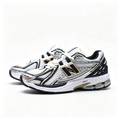 New Balance 1906R White Black Gold Sneakers – Unisex Mesh Retro Running Shoes with N-ERGY Cushioning